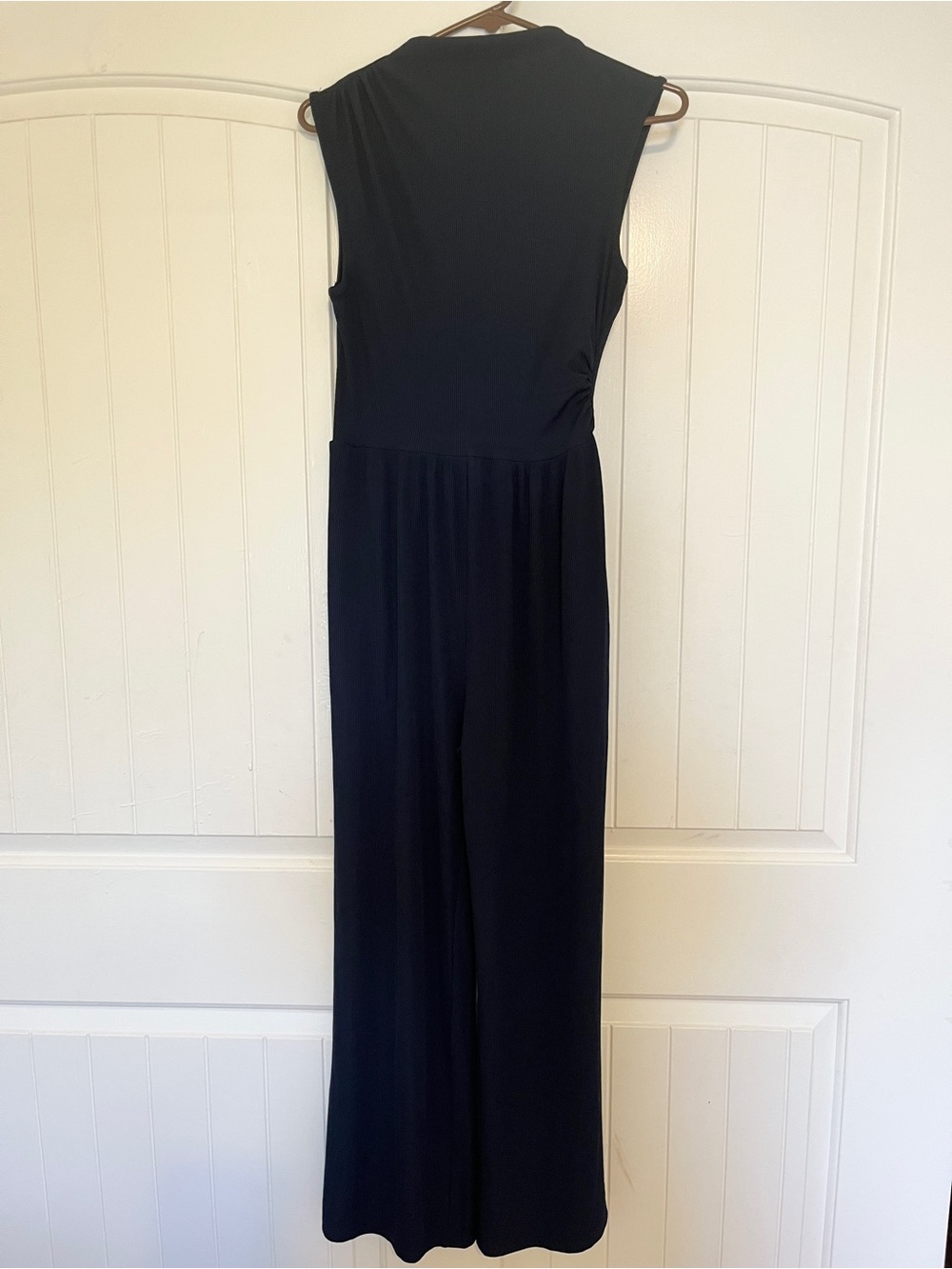 Sleeveless Navy Blue Wide-Leg Jumpsuit - NWT